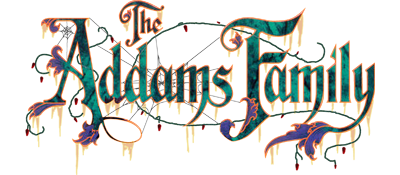 Addams Family logo for GameBoy